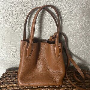 Madewell brown leather tote
